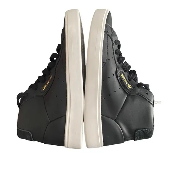 New Adidas Originals Women's Sleek Mid Sneaker Black Size 5