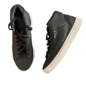 New Adidas Originals Women's Sleek Mid Sneaker Black Size 5
