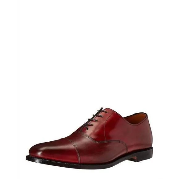 NEW ALLEN EDMONDS men's exchange place oxford shoes in oxblood