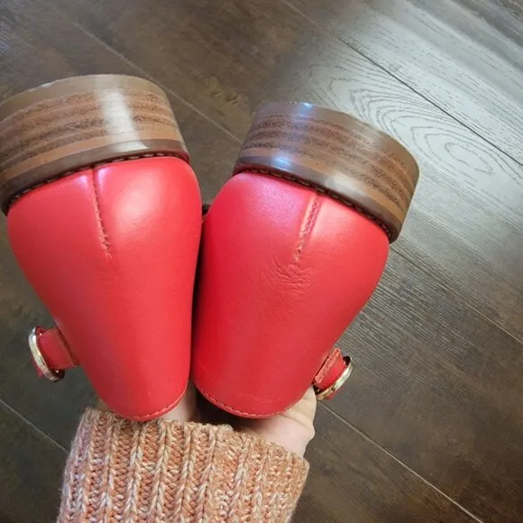 NEW Anthropologie Fisherman Sandals Womens 10 Red Contemporary Chic Boho Y2K