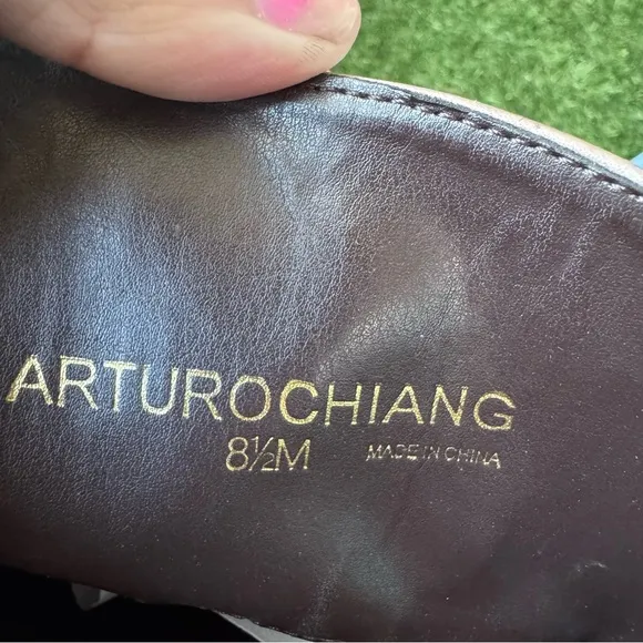 New Arturo Chiang Bes Brown Leather Riding Boots Size 8.5