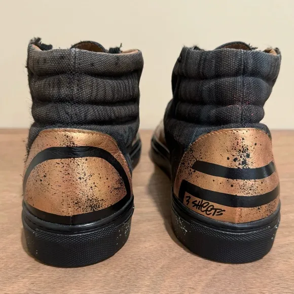 New-Aubrey Marcus Italian Leather Custom Hand Painted LIMITED EDITION