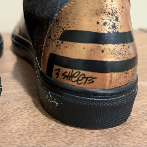 New-Aubrey Marcus Italian Leather Custom Hand Painted LIMITED EDITION
