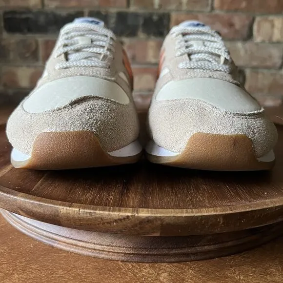 New Balance 420v2 Calm Taupe Orange Suede Shoes Sneakers Men's 9.5 D UL420VC2