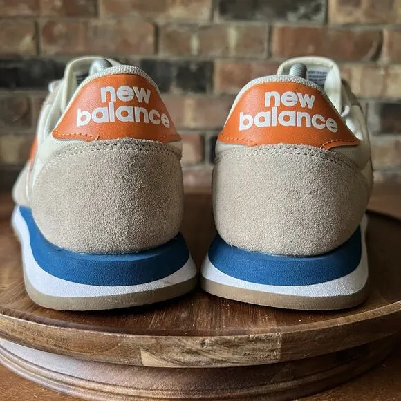 New Balance 420v2 Calm Taupe Orange Suede Shoes Sneakers Men's 9.5 D UL420VC2
