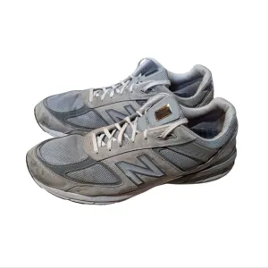 New Balance 990 V5 Gray Castlerock Men's Size 15 USA Running Sneakers Shoes