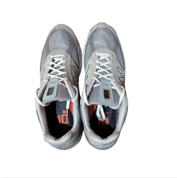 New Balance 990 V5 Gray Castlerock Men's Size 15 USA Running Sneakers Shoes