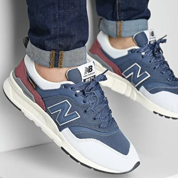 New Balance 997H Athletic Workwear Sneaker Shoes Indigo Grey White Size 9.5