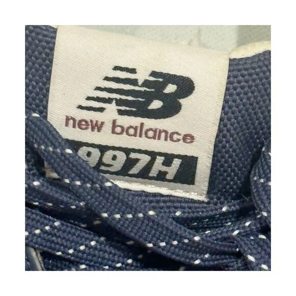 New Balance 997H Athletic Workwear Sneaker Shoes Indigo Grey White Size 9.5