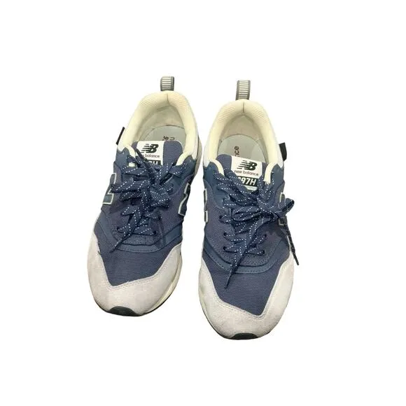 New Balance 997H Athletic Workwear Sneaker Shoes Indigo Grey White Size 9.5