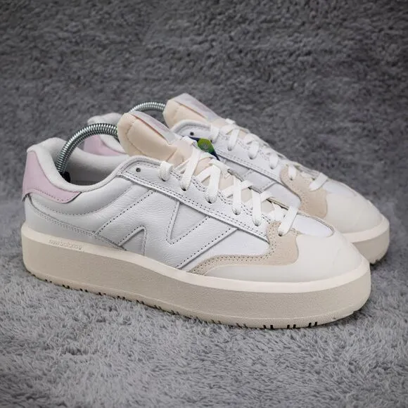 New Balance CT302 NB White Purple Mens 9 Womens 10.5 Platform Shoes CT302SP-D
