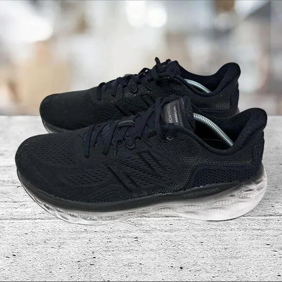 New Balance Fresh Foam X More‎ V3 Men's Size 11.5 D Black Running Shoes MMORLK3