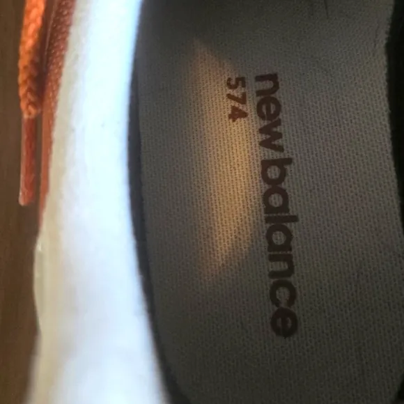 New Balance Orange Sneakers Retro Suede Design