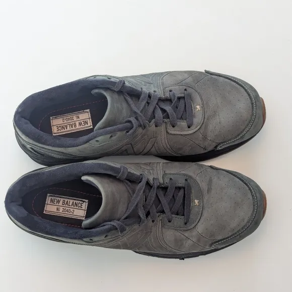 New Balance RARE Men's 2040 V2 Suede Leather Gray Boston Sneakers Shoes Sz 10
