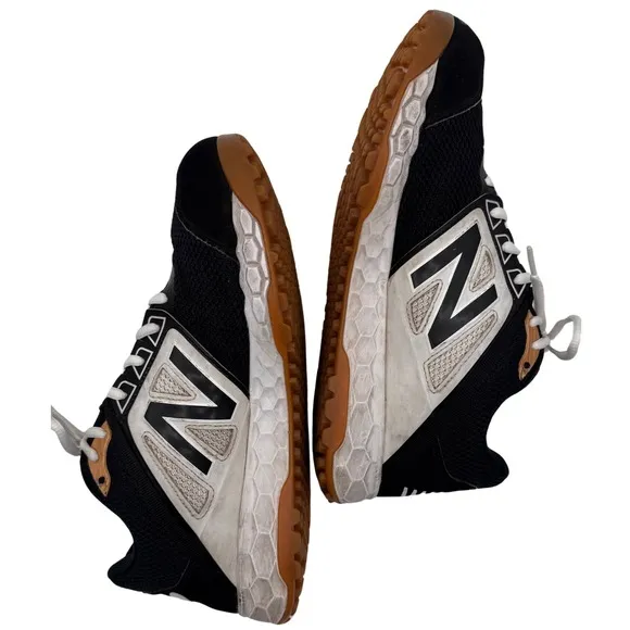 New Balance Shoes Sneakers Men's Running T3000BK4 Sz 7.5 Black White Athleisure