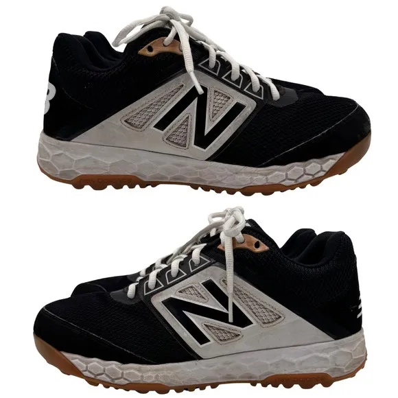 New Balance Shoes Sneakers Men's Running T3000BK4 Sz 7.5 Black White Athleisure