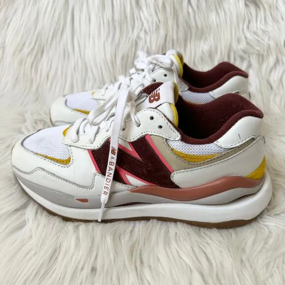 New Balance x Bandier 57/40 Move Her World Sneaker Running Shoes, White/ Angora