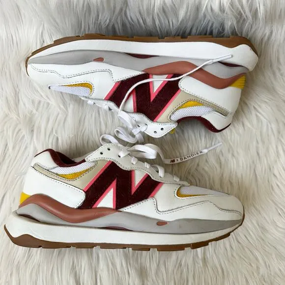 New Balance x Bandier 57/40 Move Her World Sneaker Running Shoes, White/ Angora
