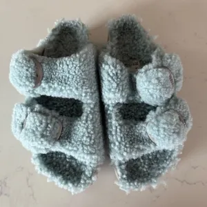 New Birkenstock Papillo platform shearling sandals Size: 38/ 7-7.5