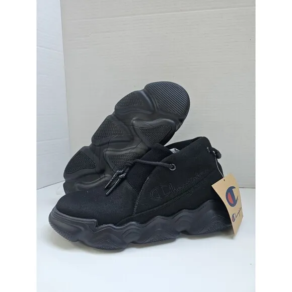 New Champion Meloso Rukka Boots SHOES 3 BLACK Youth Size 6.5Y Wmn's 8 CP102455Y