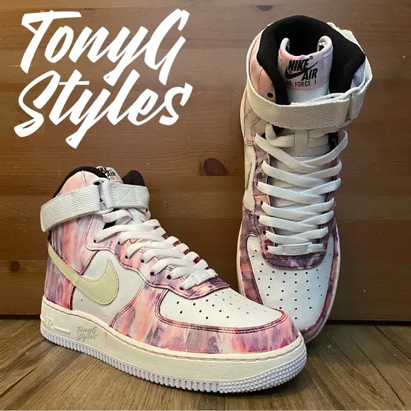 🔮NEW🔮 CUSTOM NIKE AIR FORCE 1 HI “CANDLE WAX”