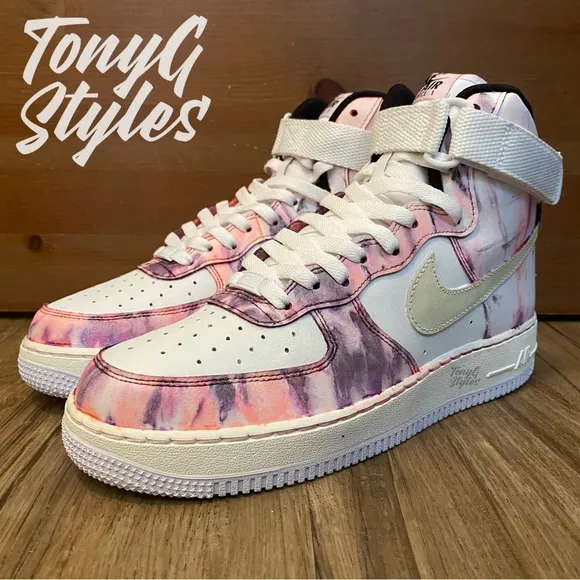 🔮NEW🔮 CUSTOM NIKE AIR FORCE 1 HI “CANDLE WAX”