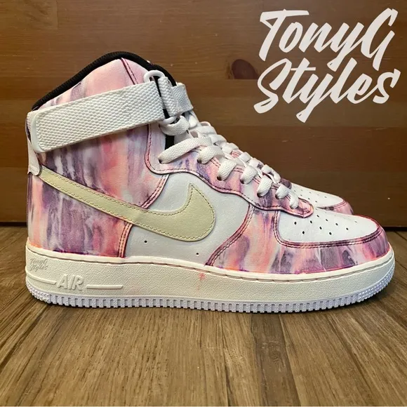 🔮NEW🔮 CUSTOM NIKE AIR FORCE 1 HI “CANDLE WAX”