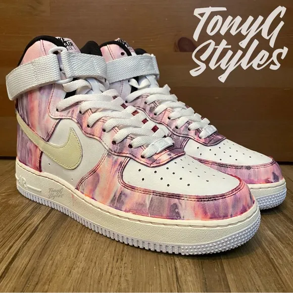🔮NEW🔮 CUSTOM NIKE AIR FORCE 1 HI “CANDLE WAX”
