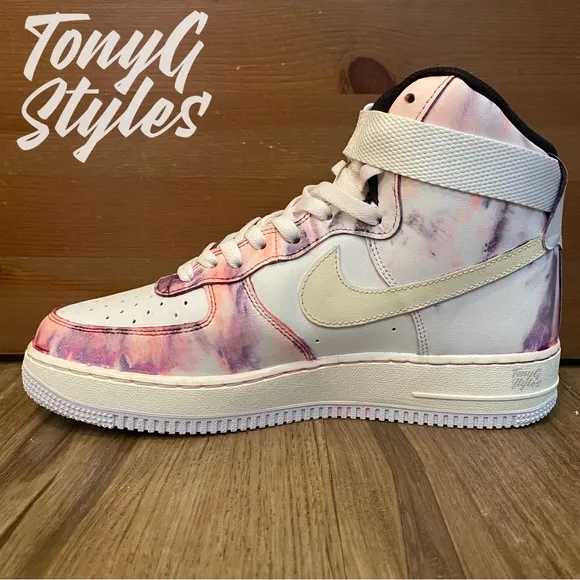 🔮NEW🔮 CUSTOM NIKE AIR FORCE 1 HI “CANDLE WAX”