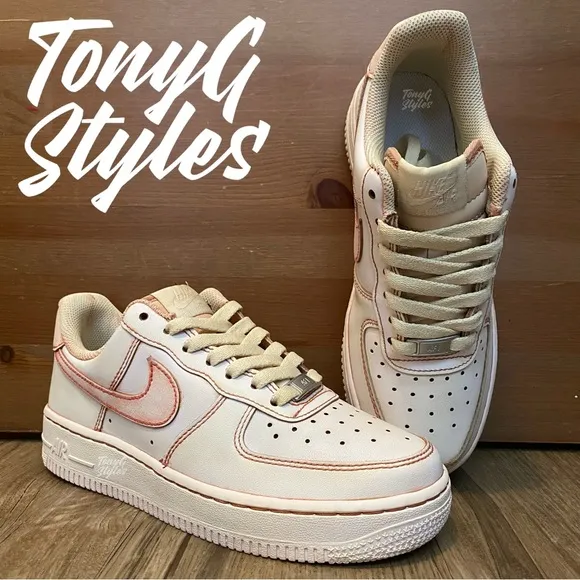 🌸NEW🌸 CUSTOM NIKE AIR FORCE 1 LOW “DUSTY ROSE”