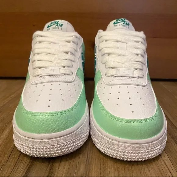 💚NEW💚 CUSTOM NIKE AIR FORCE 1 LOW “PAISLEY MINT”