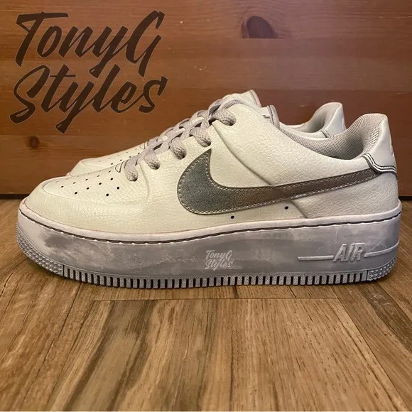 🚀NEW🚀 CUSTOM NIKE AIR FORCE 1 LOW SAGE “CRATER HALO”