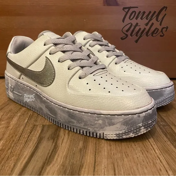 🚀NEW🚀 CUSTOM NIKE AIR FORCE 1 LOW SAGE “CRATER HALO”
