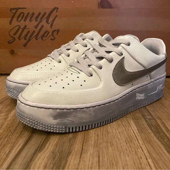🚀NEW🚀 CUSTOM NIKE AIR FORCE 1 LOW SAGE “CRATER HALO”
