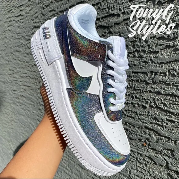 🌈NEW🌈 CUSTOM NIKE AIR FORCE 1 LOW SHADOW