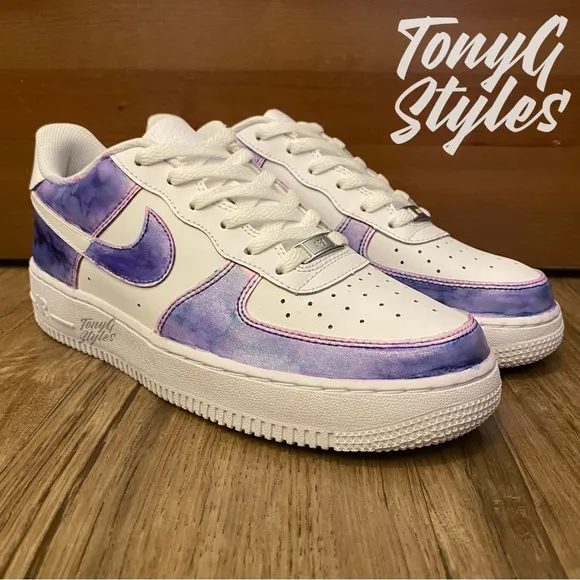 🔮NEW🔮 CUSTOM NIKE AIR FORCE 1 LOW “WATER COLOR”