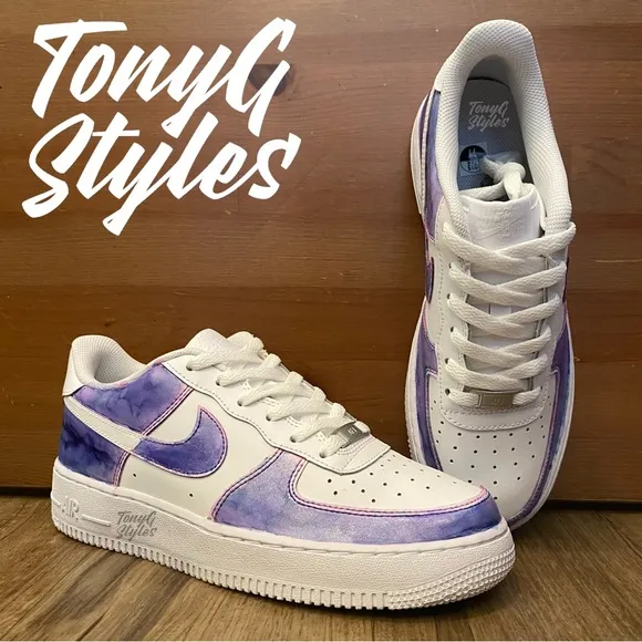 🔮NEW🔮 CUSTOM NIKE AIR FORCE 1 LOW “WATER COLOR”