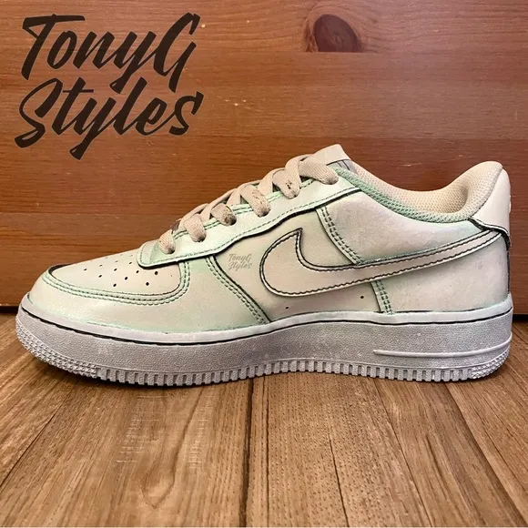 🧜🏻‍♀️NEW🧜🏻‍♀️ CUSTOM NIKE AIR FORCE 1 “SEA FOAM MINT”