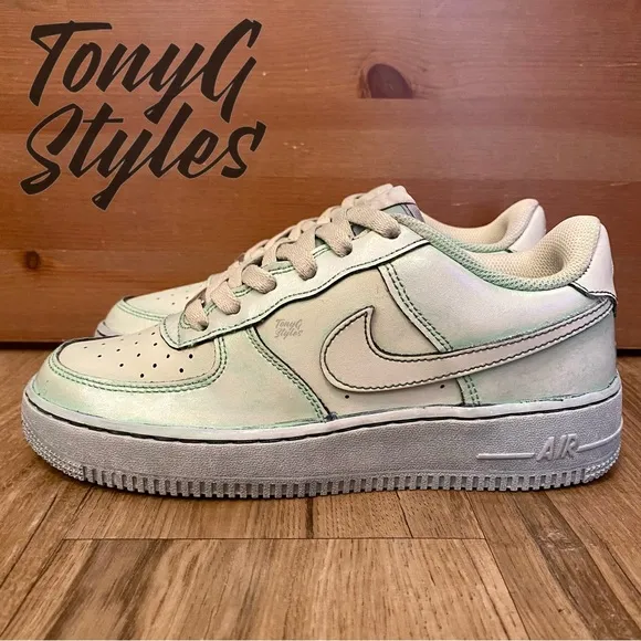 🧜🏻‍♀️NEW🧜🏻‍♀️ CUSTOM NIKE AIR FORCE 1 “SEA FOAM MINT”