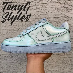 🧜🏻‍♀️NEW🧜🏻‍♀️ CUSTOM NIKE AIR FORCE 1 “SEA FOAM MINT”