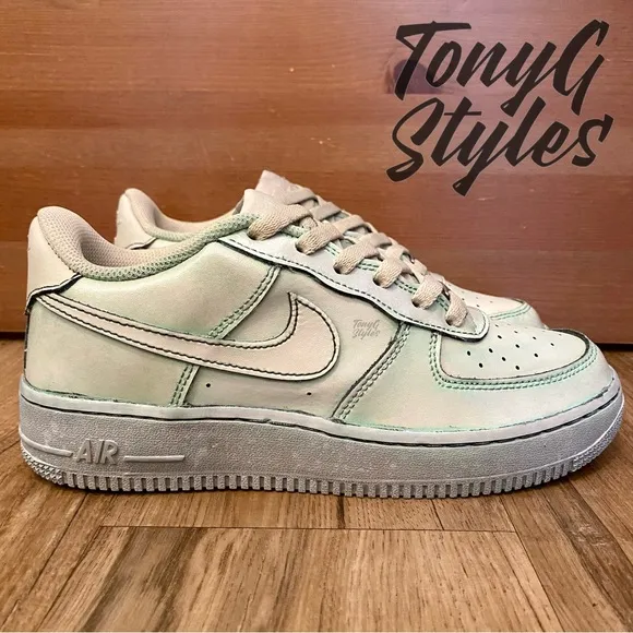 🧜🏻‍♀️NEW🧜🏻‍♀️ CUSTOM NIKE AIR FORCE 1 “SEA FOAM MINT”