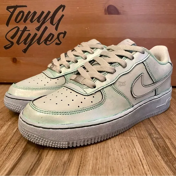 🧜🏻‍♀️NEW🧜🏻‍♀️ CUSTOM NIKE AIR FORCE 1 “SEA FOAM MINT”