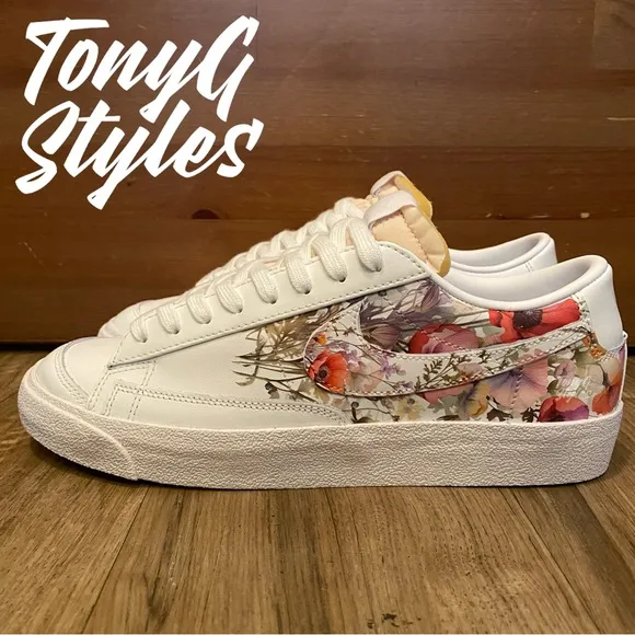 💐NEW💐 CUSTOM NIKE BLAZER LOW