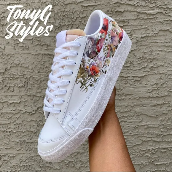 💐NEW💐 CUSTOM NIKE BLAZER LOW