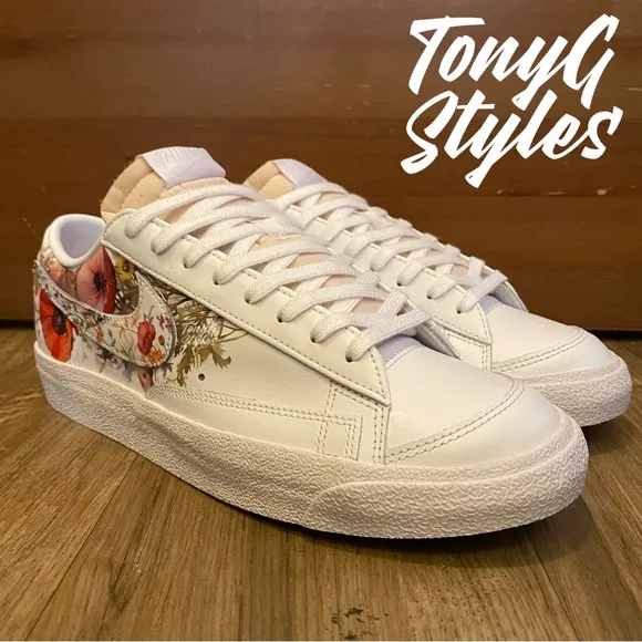 💐NEW💐 CUSTOM NIKE BLAZER LOW