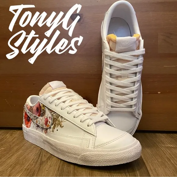💐NEW💐 CUSTOM NIKE BLAZER LOW