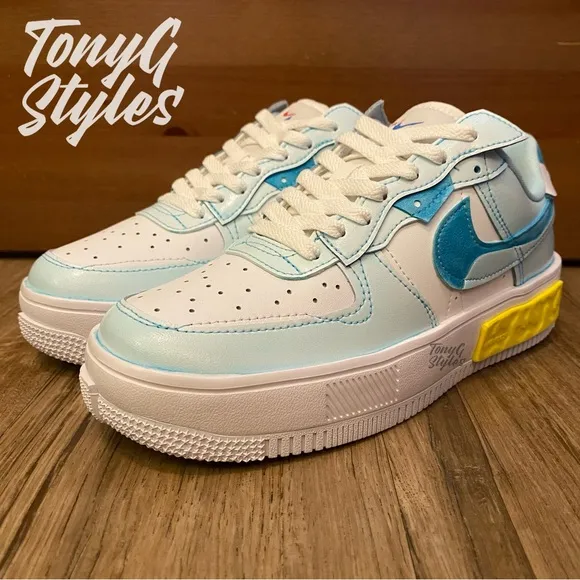 💧NEW💧 CUSTOM WMNS NIKE AIR FORCE 1 LOW FONTANKA