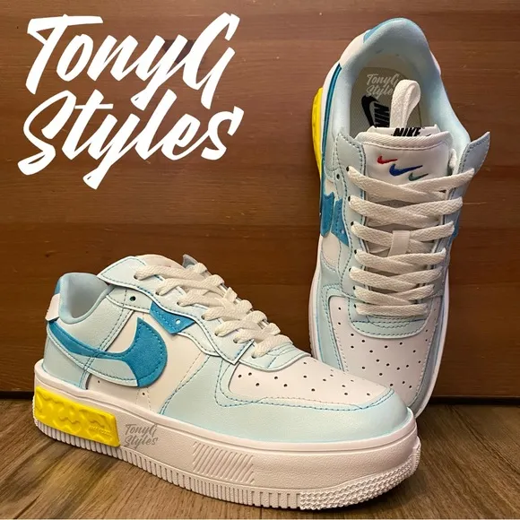 💧NEW💧 CUSTOM WMNS NIKE AIR FORCE 1 LOW FONTANKA
