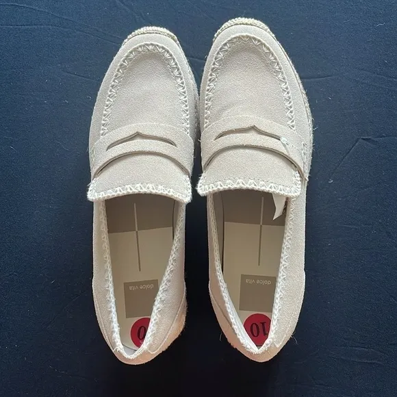 New Dolce Vita platform Jalia suede espadrilles size 10
