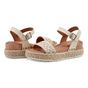 new Earth Collins Platform Wedge Ankle Strap Sandals
